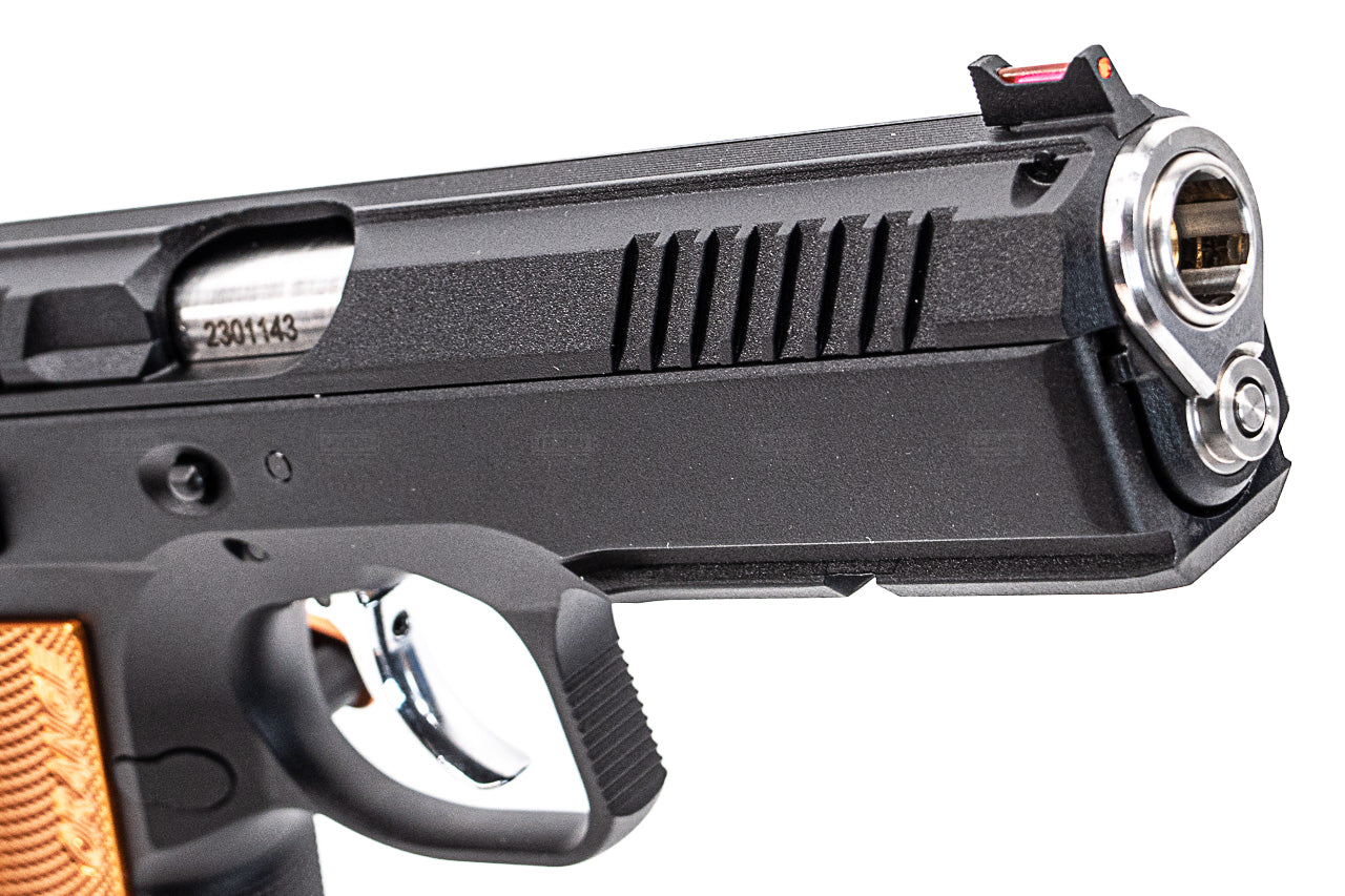 KJ Works ASG Licensed CZ Shadow 2 KP-15 GBB Pistol Airsoft ( Orange )