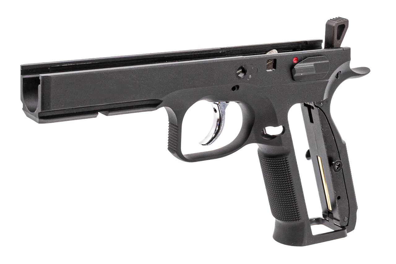KJ Works ASG Licensed CZ Shadow 2 KP-15 Lower Frame & Inner Barrel Set ( Disassembly Parts )