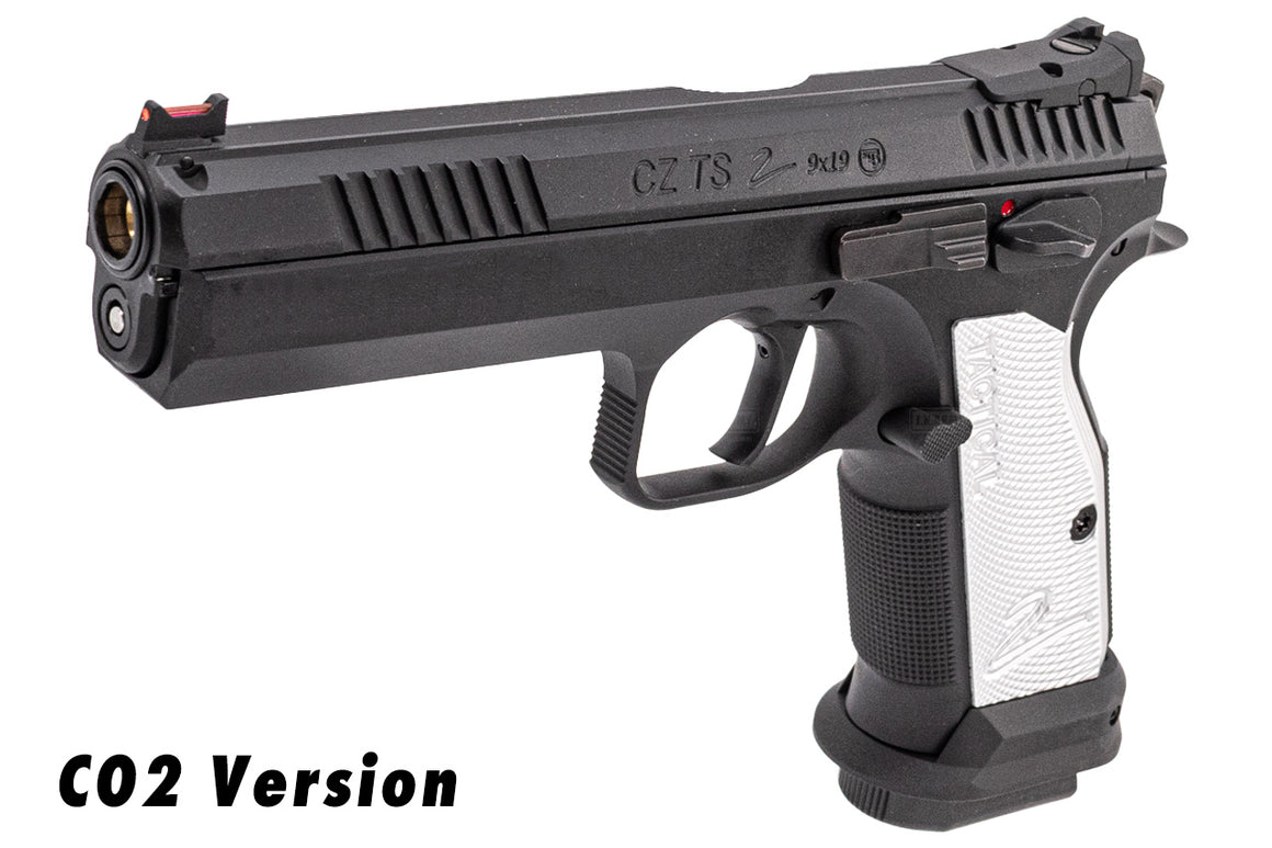 KJ Works ASG Licensed CZ TS 2 ( CO2 Version ) GBB Pistol Airsoft ( KP15-TS2 )