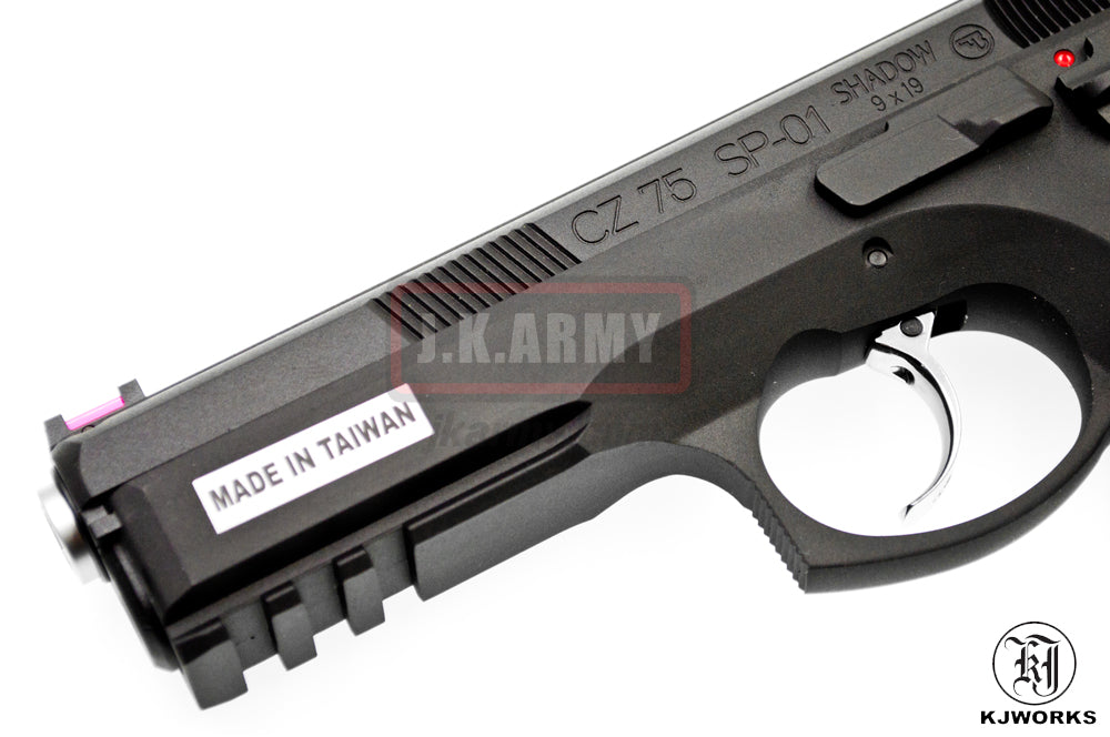 KJ Works CZ 75 SP-01 Shadow GBB Pistol ( ASG Licensed ) - CO2 Version