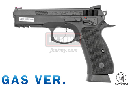 KJ Works CZ 75 SP-01 Shadow GBB Pistol ( ASG Licensed ) - Gas Version