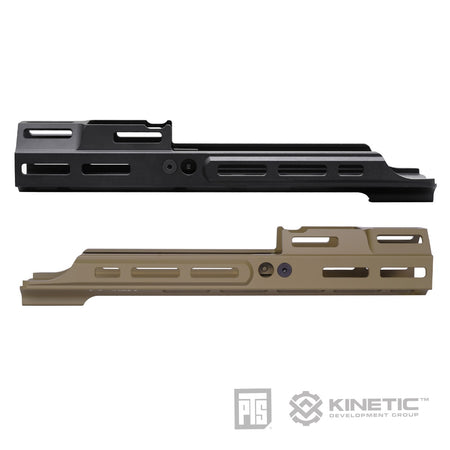 PTS Kinetic SCAR MREX M-LOK MK 2 4.25" Rail For Cyber Gun GM SCAR-L MK2 GBB ,  VFC SCAR-H ( AEG & GBB ) / L ( AEG ) , TM Recoil Shock SCAR-H / L ( Black / DE )