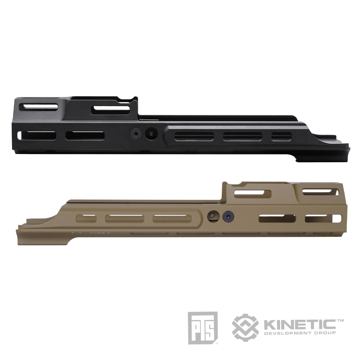 PTS Kinetic SCAR MREX M-LOK MK 2 4.25" Rail For Cyber Gun GM SCAR-L MK2 GBB ,  VFC SCAR-H ( AEG & GBB ) / L ( AEG ) , TM Recoil Shock SCAR-H / L ( Black / DE )