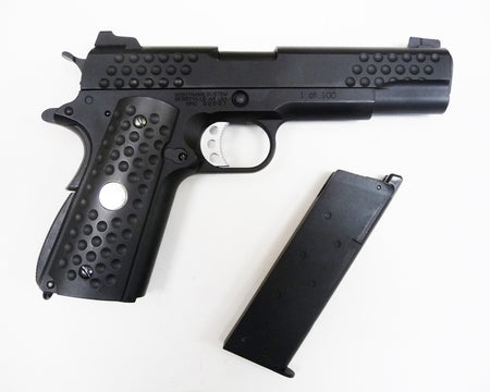 WE Knight Hawk M1911 Full Metal GBB Pistol (Silver / Black)