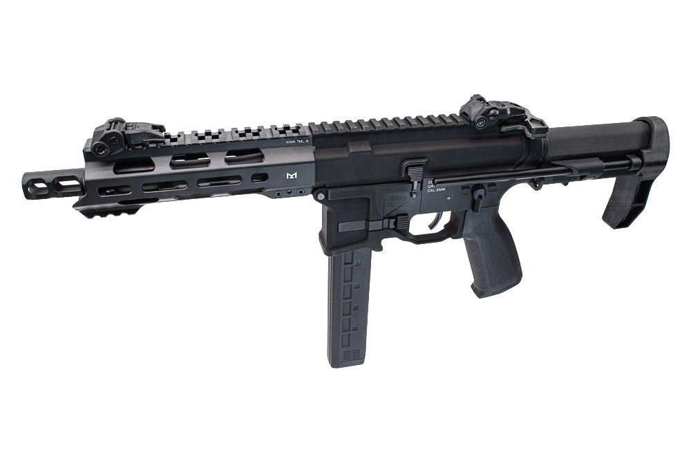 KWA QRF MOD.3 AEG 2.5 ( with Extra Free 80rd Magazine ) ( Black )