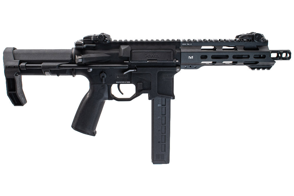 KWA QRF MOD.3 AEG 2.5 ( with Extra Free 80rd Magazine ) ( Black )