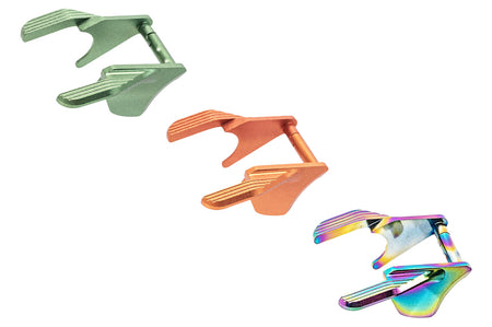 LA Capa CNC Aluminum S1 Style Ambidextrous Thumb Safety For Marui TM Hi-Capa 5.1 / 4.3 / Gold Match GBBP Series -Rainbow