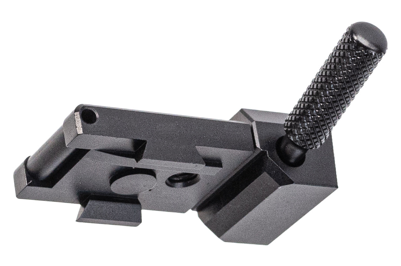 LA Capa Adjustable Fiber Optic Rear Sight With Charging Handle For Marui TM Hi-Capa 5.1 GBBP Series -Silver