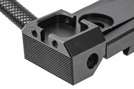 LA Capa Adjustable Fiber Optic Rear Sight With Charging Handle For Marui TM Hi-Capa 5.1 GBBP Series -Silver