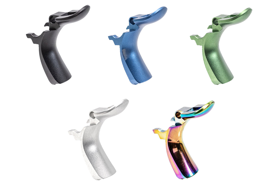 LA Capa CNC Aluminum S1 Style Grip Safety For Marui TM Hi-Capa 5.1 / 4.3 / Gold Match GBBP Series -Silver