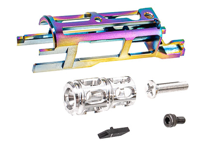 LA Capa CNC Aluminum TURBO Lightweight Blow Back Housing For Marui TM Hi-Capa 5.1 / 4.3 / Gold Match GBBP Series ( Rainbow )