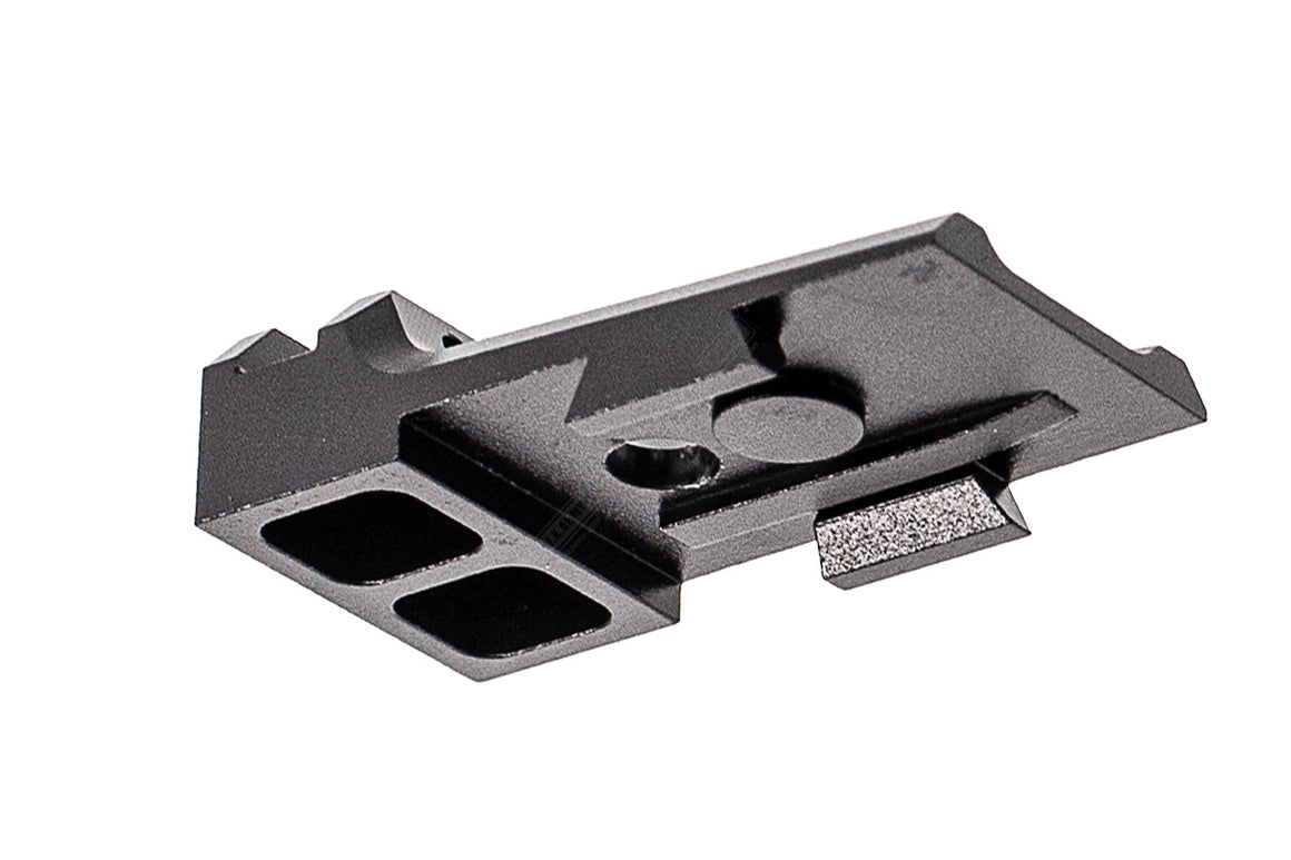 LA Capa Aluminum Lightweight 5.1 Fiber Optic Rear Sight For Marui TM Hi-Capa 5.1 GBBP Series -Silver