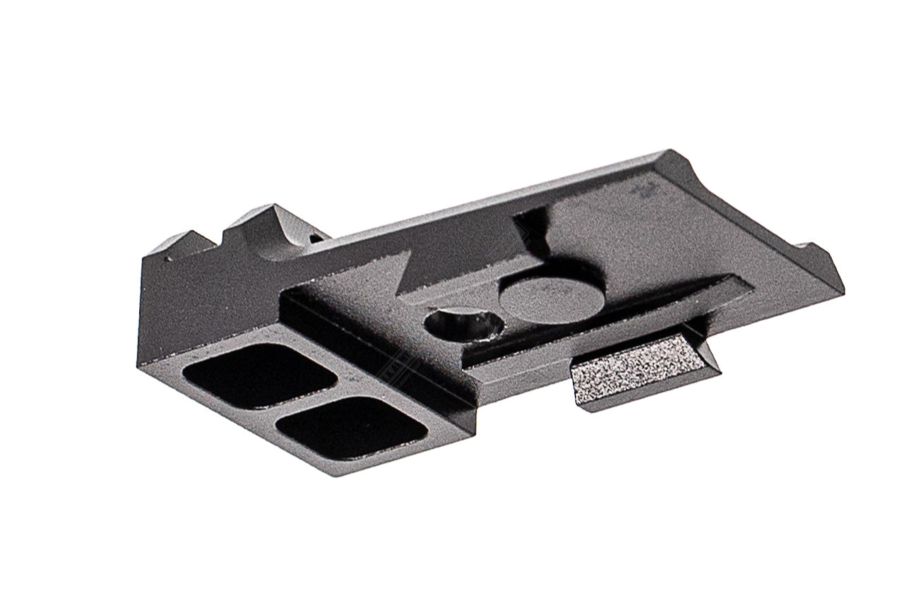 LA Capa Aluminum Lightweight 5.1 Fiber Optic Rear Sight For Marui TM Hi-Capa 5.1 GBBP Series -Silver