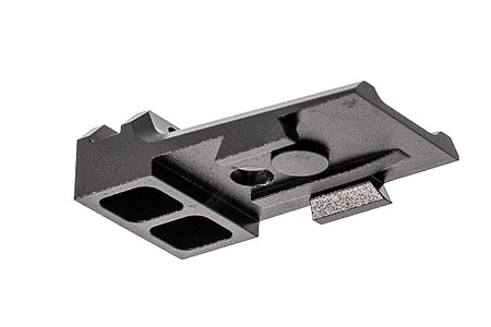 LA Capa Aluminum Lightweight 5.1 Fiber Optic Rear Sight For Marui TM Hi-Capa 5.1 GBBP Series -Silver