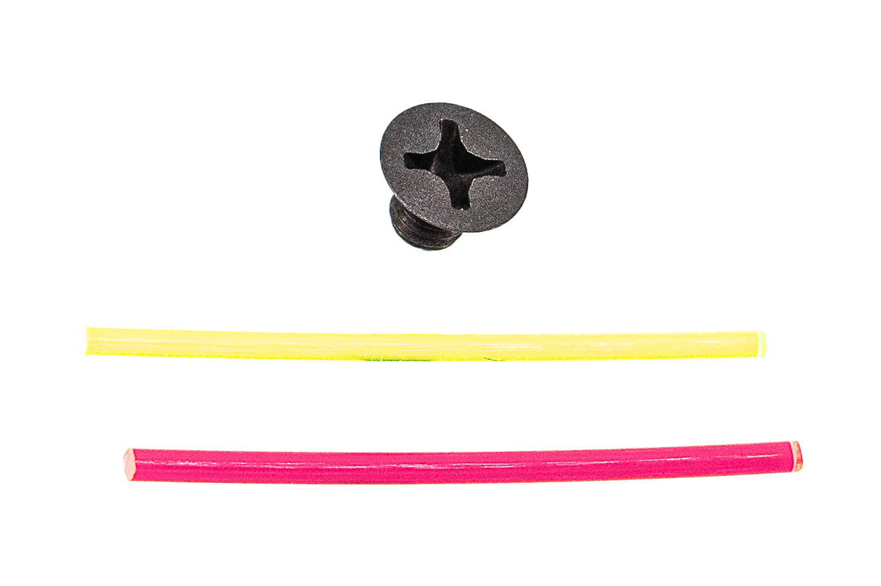 LA Capa Aluminum Lightweight 5.1 Fiber Optic Rear Sight For Marui TM Hi-Capa 5.1 GBBP Series -Silver