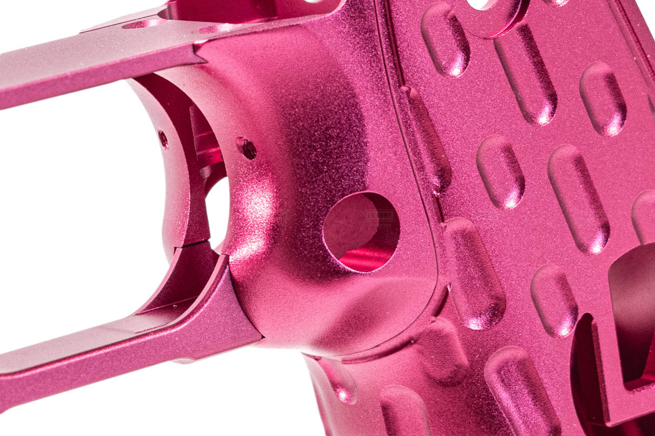 LA Capa CNC Aluminum S2 Cutout Grip For Marui TM Hi-Capa GBBP Series -Rainbow