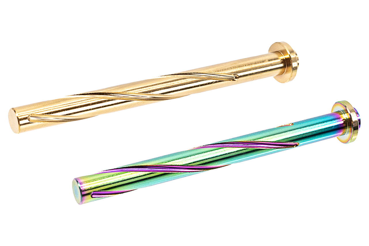 LA Capa Duralumin 5.1 Tornado Guide Rod For Marui TM Hi-Capa 5.1 GBBP Series-Rainbow