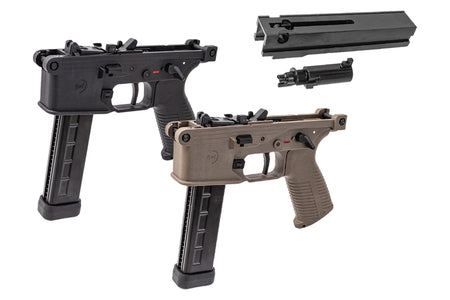 Lambda Defense GHM9 Gen2 PCC MP9 Complete Lower Receiver Set For B&T GHM9 GBB Series ( With MP9 Magazine ) -FDE