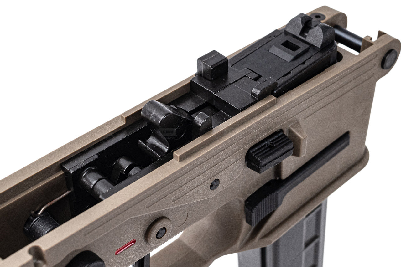 Lambda Defense GHM9 Gen2 PCC MP9 Complete Lower Receiver Set For B&T GHM9 GBB Series ( With MP9 Magazine ) -FDE