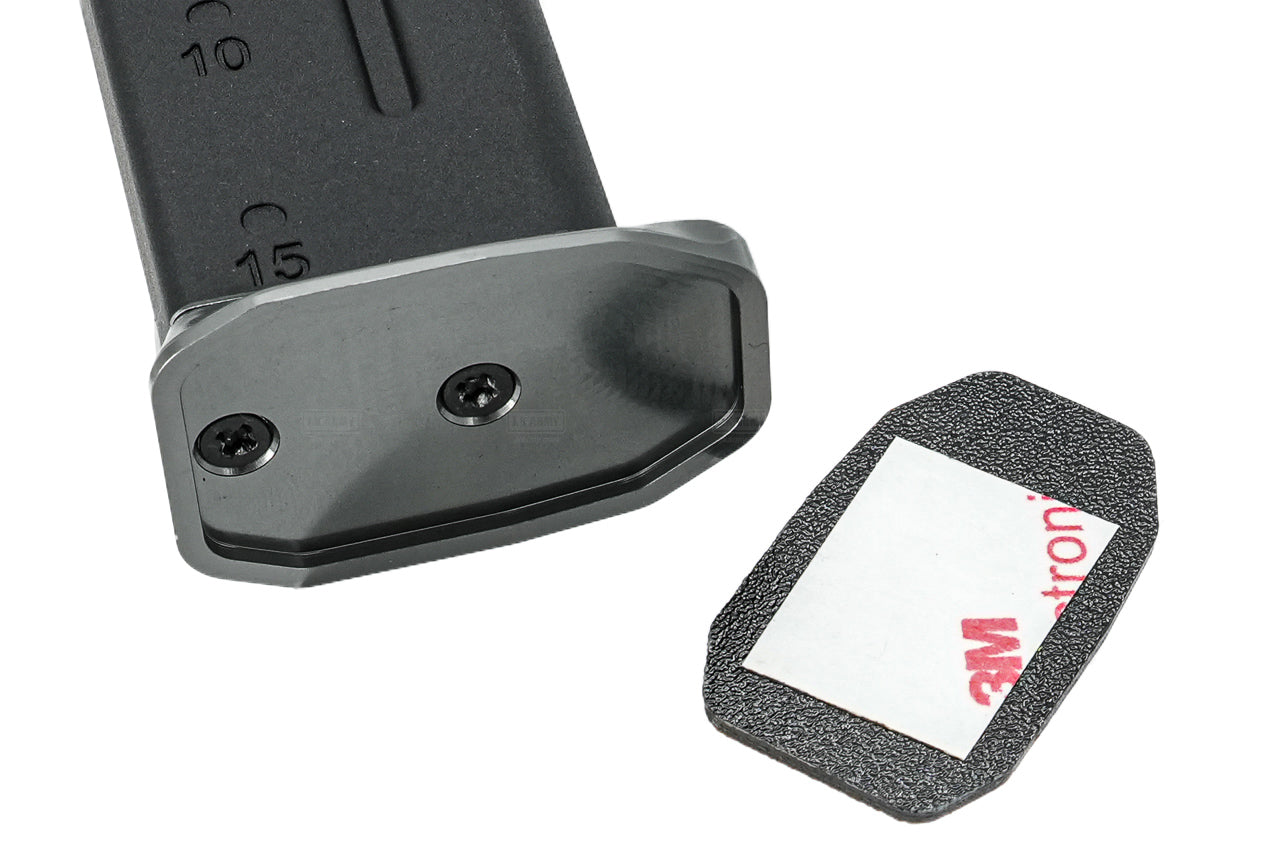 LAI GUNS 18 Rounds Short Gas Magazine For EMG SI P365 SMP GBB -Silver