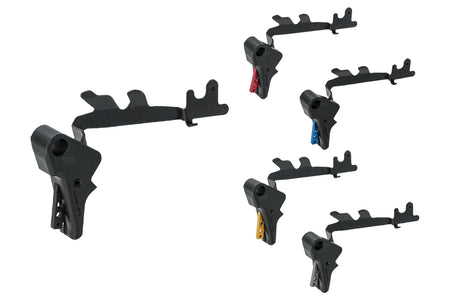 LAI GUNS Straight Trigger Set For Umarex / VFC Walther PDP GBBP ( Black ) -Red