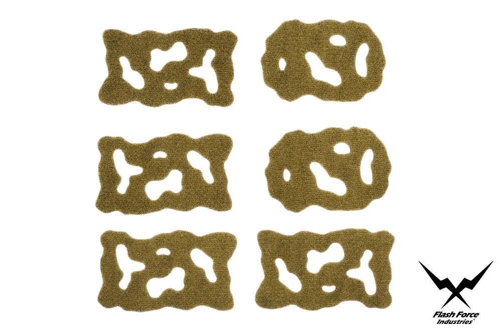 Lightweight Helmet Replacement Velcro Type B x 4pcs ( LBH Tan ) ( Free Shipping )