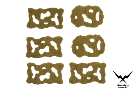 Lightweight Helmet Replacement Velcro Type B x 4pcs ( LBH Tan ) ( Free Shipping )