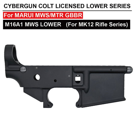Angry Gun CNC Lower Receiver for Marui TM MWS / MTR GBB ( MK18 MOD 0 / M16A1 MK12 ) ( Colt Licensed w/ Roll Marking Press )-M16A1 MK12