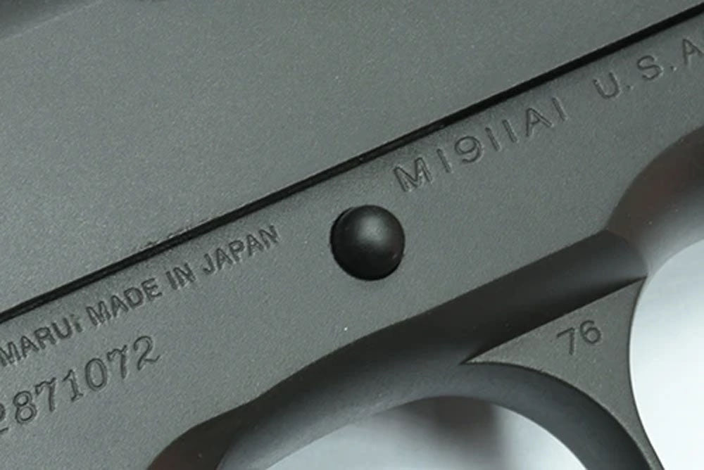 Guarder Stainless Slide Stop for MARUI M1911 ( Black )
