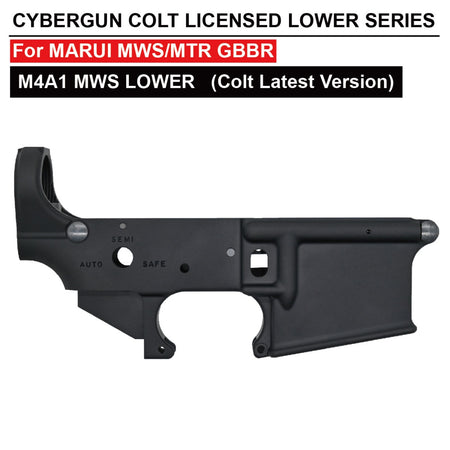 Angry Gun COLT M4A LATEST VERSION CNC Lower Receiver for Marui TM MWS / MTR GBB ( Colt Licensed w/ Roll Marking Press )