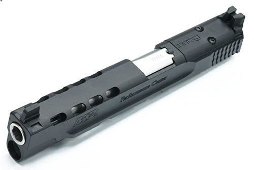 Guarder Steel Luminous Sight Set for Tokyo Marui TM M&P9L GBB Pistol Airsoft ( White )