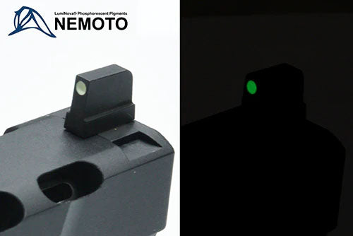 Guarder Steel Luminous Sight Set for Tokyo Marui TM M&P9L GBB Pistol Airsoft ( White )