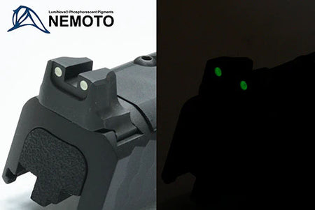 Guarder Steel Luminous Sight Set for Tokyo Marui TM M&P9L GBB Pistol Airsoft ( White )