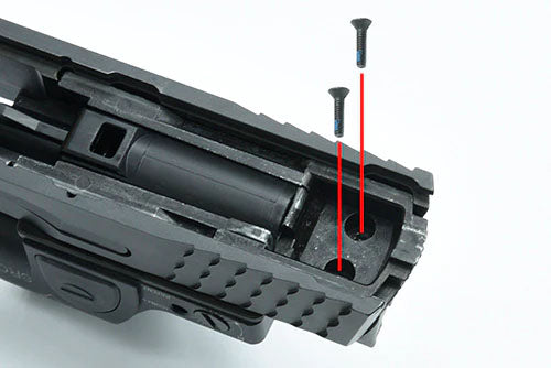 Guarder Steel Luminous Sight Set for Tokyo Marui TM M&P9L GBB Pistol Airsoft ( White )