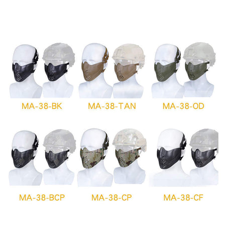 WoSport Pilot Mask ( Half Face Protect Mask )-Carbon