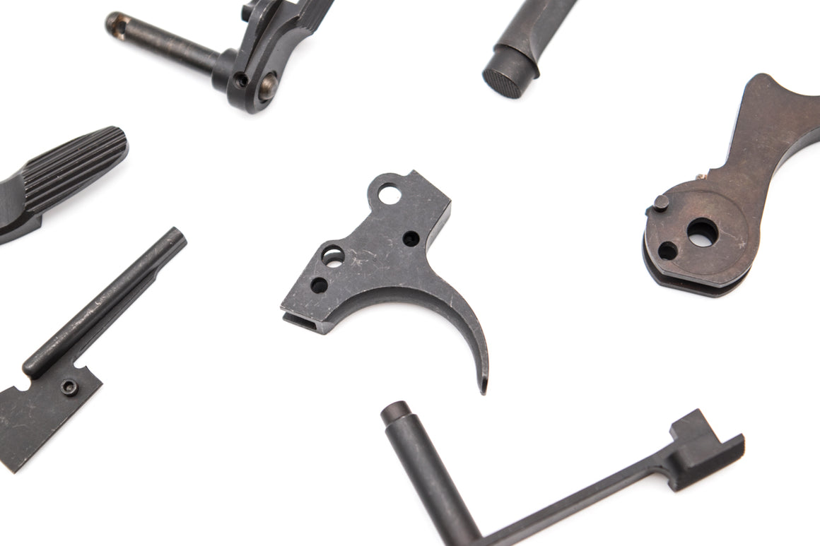 Mafio MIT Hi-Power Mark III CNC Steel Parts Kit for WE Browning Hi-Power MK3 GBB Pistol ( Black ) ( Hammer , Triggers etc. )