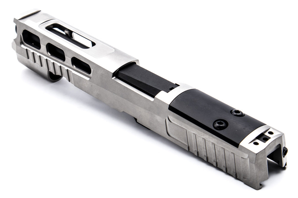 Mafio P320 Pro-Cut Style Stainless Steel Slide & Barrel Set for SIG / VFC M17 ( SIG AIR P320 M17 Airsoft GBB Pistol Series )