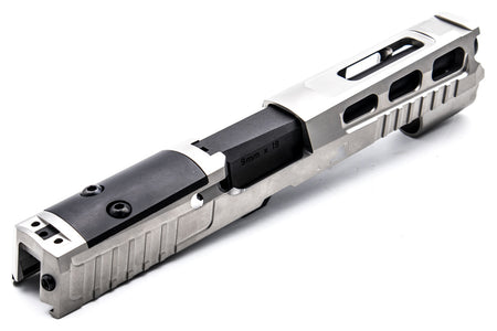 Mafio P320 Pro-Cut Style Stainless Steel Slide & Barrel Set for SIG / VFC M17 ( SIG AIR P320 M17 Airsoft GBB Pistol Series )