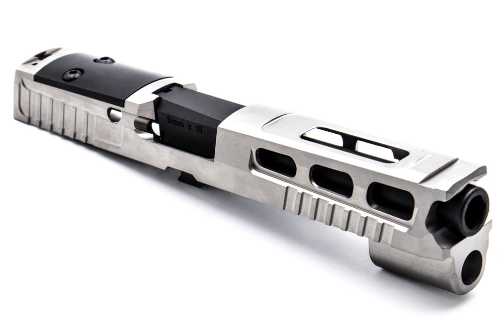 Mafio P320 Pro-Cut Style Stainless Steel Slide & Barrel Set for SIG / VFC M17 ( SIG AIR P320 M17 Airsoft GBB Pistol Series )