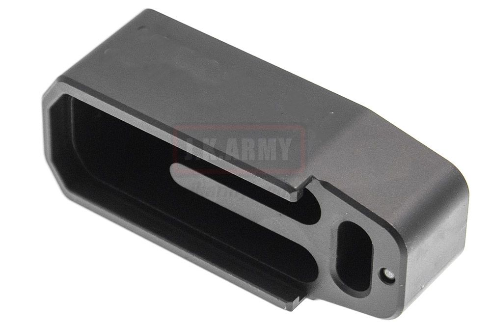 TT Mag Extension for Polymer Magazine M3 w/ T Engravings For PTW & GBB ( MWS GM0502 )-TT w/ HSP Style-Black
