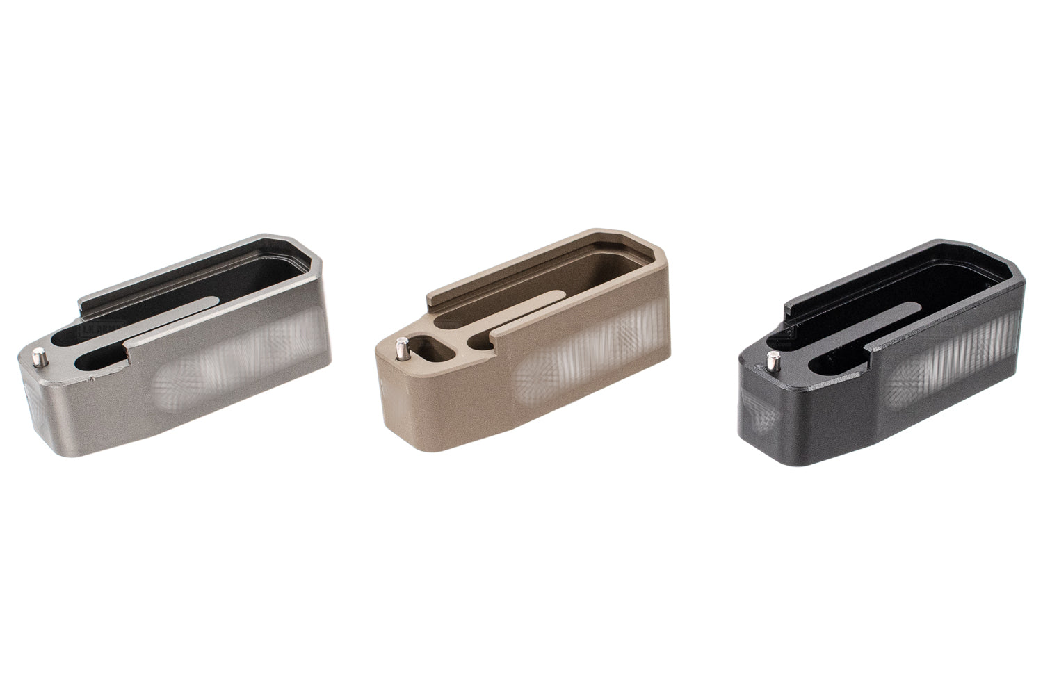 TT Mag Extension for Polymer Magazine M3 w/ T Engravings For PTW & GBB ( MWS GM0502 )-TT w/ HSP Style-Black