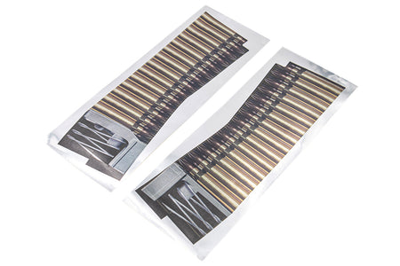 FCC Rampo's PTW Q MAG 120 Rds 30 M3 Window Style For PTW ( 6pcs Box Set )-Blue