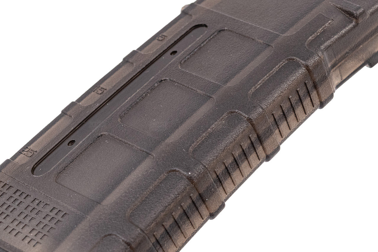 FCC Rampo's PTW Q MAG ( Transparent Version ) 120 Rds 30 M3 Window Style For PTW -Black Edition