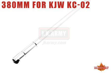 Maple Leaf 380mm Length Precision Inner Barrel For KJW KC-02 GBB ( KC 02 )
