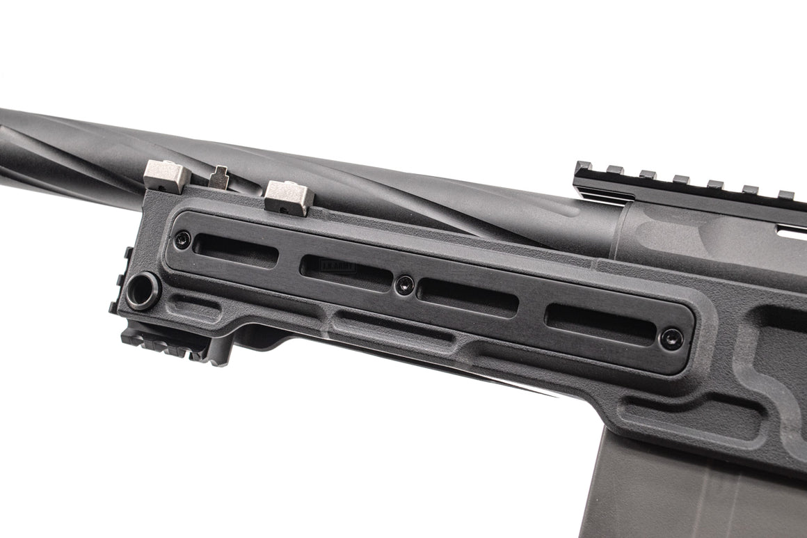 Maple Leaf MLC-S2 Chassis TM VSR10 Sniper Rifle Airsoft ( 150mm ) ( Foldable Stock ) ( Black ) ( Launchable by JKA )