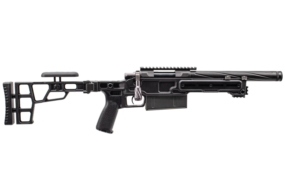 Maple Leaf MLC-S2 Chassis TM VSR10 Sniper Rifle Airsoft ( 150mm ) ( Foldable Stock ) ( Black ) ( Launchable by JKA )