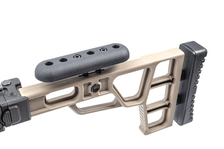 Maple Leaf MLC-S2 Chassis TM VSR10 Sniper Rifle Airsoft ( 150mm ) ( Foldable Stock ) ( DE ) ( Launchable by JKA )