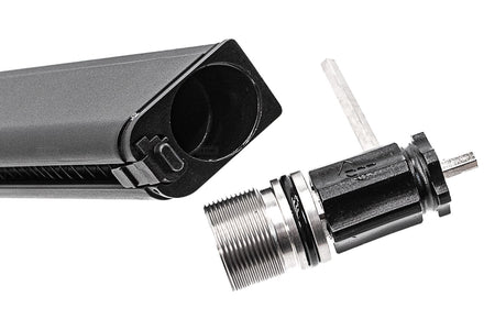 MAXTACT GMG-17 32 Rounds Lightweight Aluminum Extended Self Regulated Co2 Magazine For Marui TM G Model / AAP-01 / TP22 GBBP Series ( Medium Length ) ( 12g Co2 Cartridge Ver. )