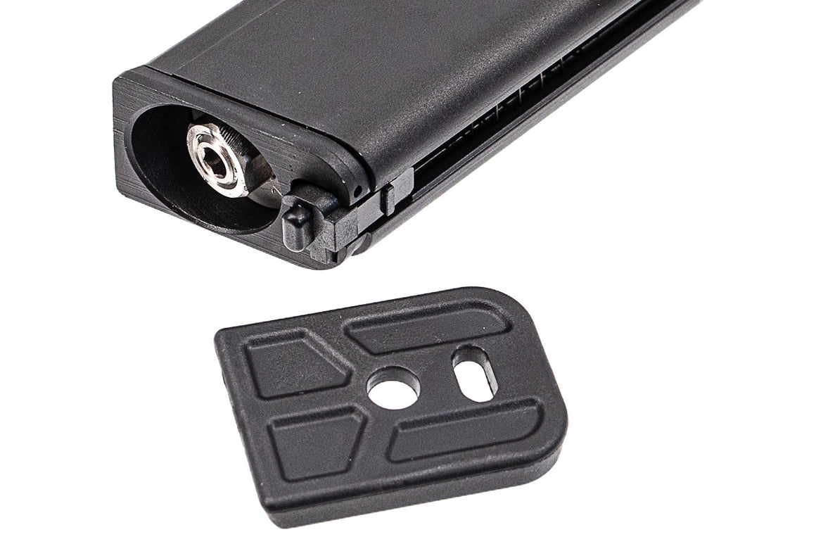 MAXTACT GMG-17 32 Rounds Lightweight Aluminum Extended Self Regulated Co2 Magazine For Marui TM G Model / AAP-01 / TP22 GBBP Series ( Medium Length ) ( 12g Co2 Cartridge Ver. )
