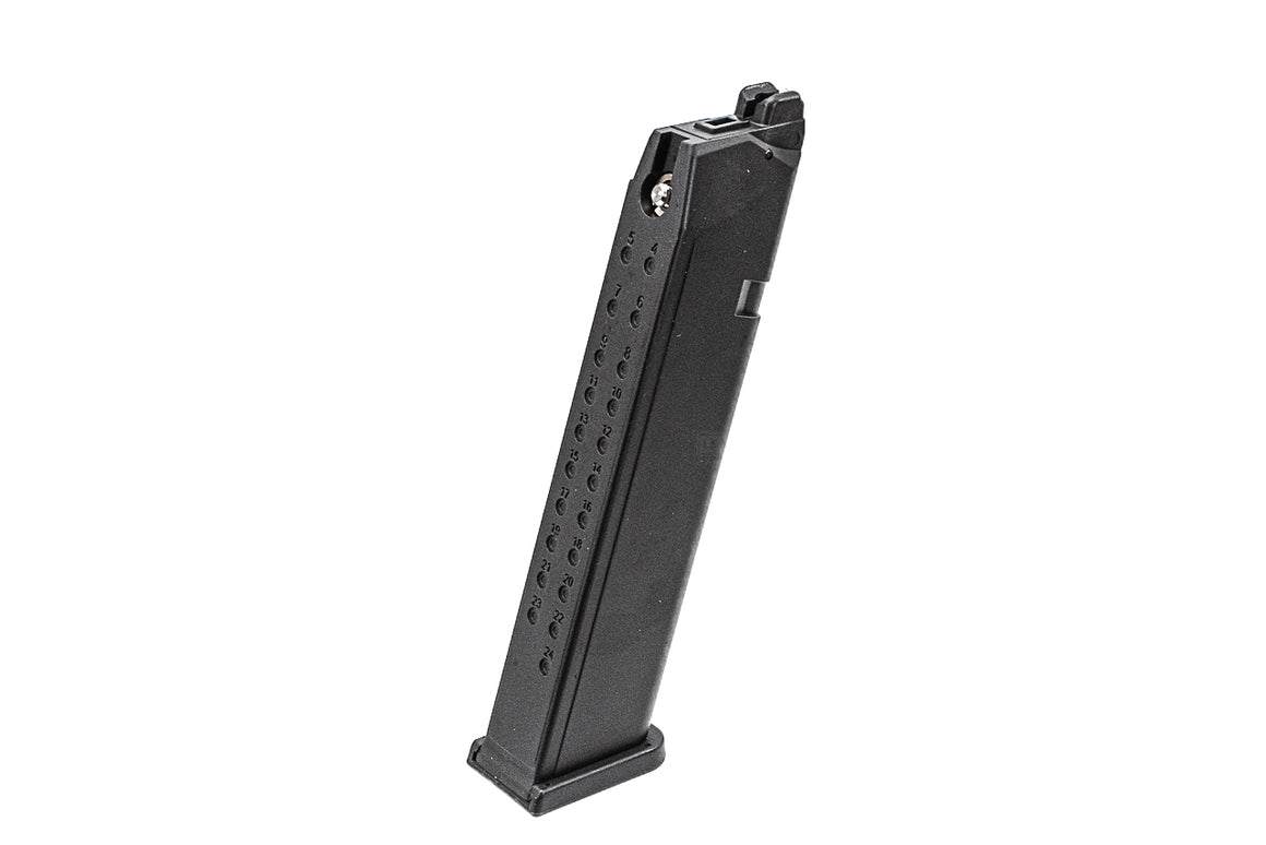 MAXTACT GMG-17 32 Rounds Lightweight Aluminum Extended Magazine For Marui TM G Model / AAP-01 / TP22 GBBP Series ( Medium Length ) ( Green Gas Ver. )